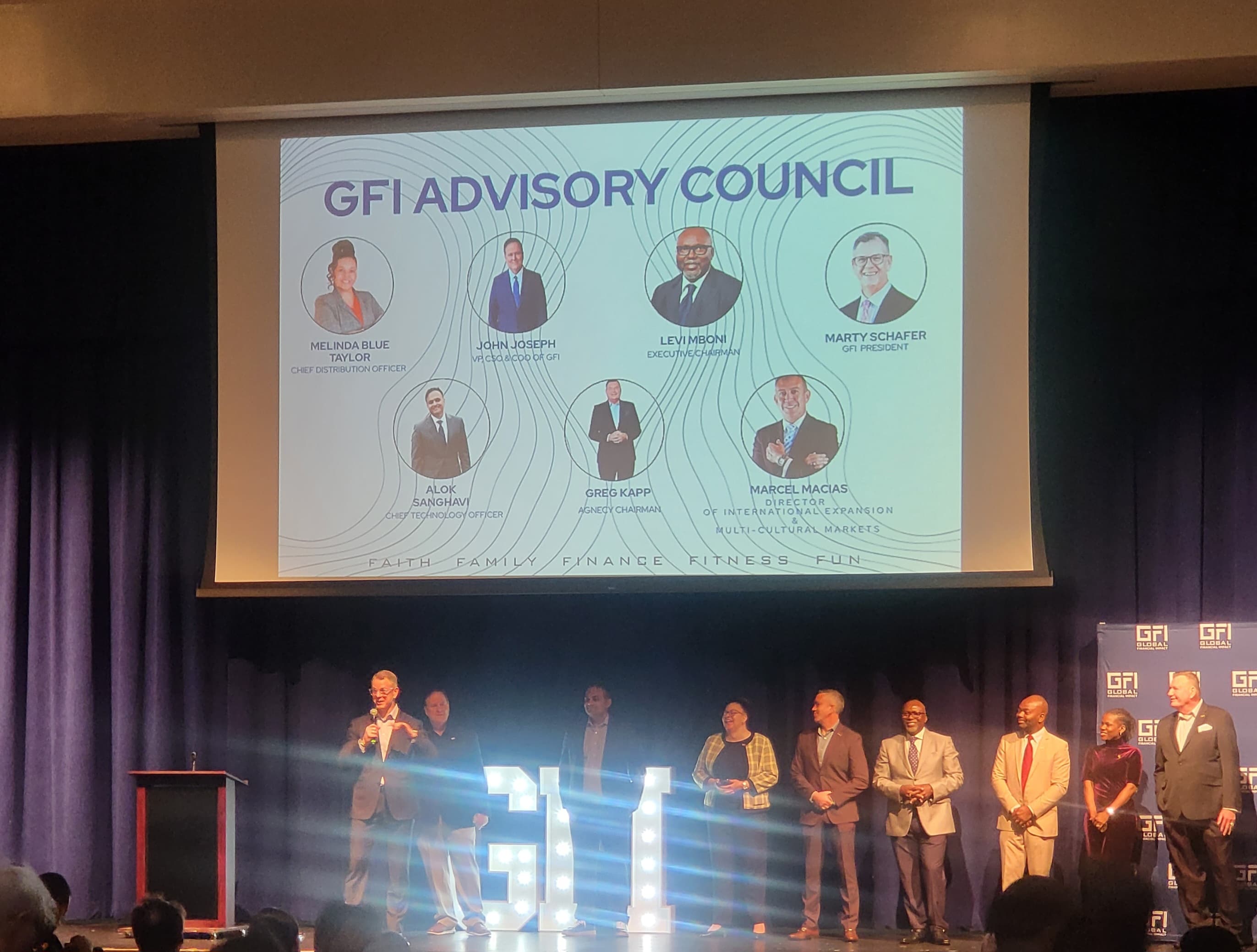 GFI Advisory Council presentation